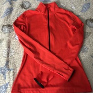 Nike track jacket Red Dri-Fit half zip size medium